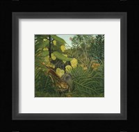 The Fight Between a Tiger and Buffalo, 1908 Fine Art Print