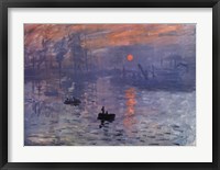 Impression, Sunrise, c.1872 (blue) Fine Art Print
