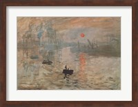 Impression, Sunrise, c.1872 (green) Fine Art Print