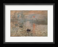 Impression, Sunrise, c.1872 (green) Fine Art Print