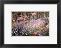 The Artist's Garden at Giverny, c.1900 Fine Art Print