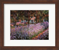 The Artist's Garden at Giverny, c.1900 Fine Art Print