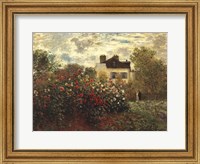 The Artist's Garden in Argenteuil Fine Art Print