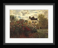 The Artist's Garden in Argenteuil Fine Art Print