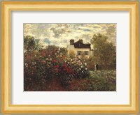 The Artist's Garden in Argenteuil Fine Art Print