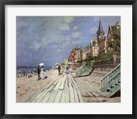 Beach at Trouville, c.1870 Fine Art Print