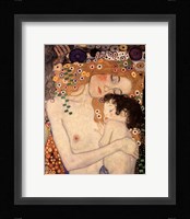 Three Ages of Woman - Mother and Child, c.1905 (detail) Framed Print