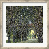 Avenue of Trees in the Park at Schloss Kammer, c.1912 Fine Art Print