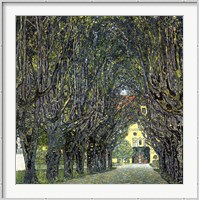 Avenue of Trees in the Park at Schloss Kammer, c.1912 Fine Art Print
