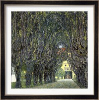 Avenue of Trees in the Park at Schloss Kammer, c.1912 Fine Art Print