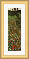 Field of Poppies, c.1907 (detail) - vertical Fine Art Print