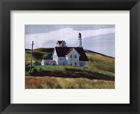 Hill and Houses, Cape Elizabeth, Maine, 1927 Fine Art Print