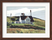 Hill and Houses, Cape Elizabeth, Maine, 1927 Fine Art Print