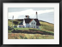 Hill and Houses, Cape Elizabeth, Maine, 1927 Fine Art Print
