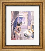 Woman Reading at a Dressing Table, late 1919 Fine Art Print