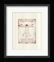The Vitruvian Man (serigraph and embossed) Serigraph