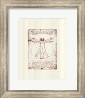 The Vitruvian Man (serigraph and embossed) Serigraph