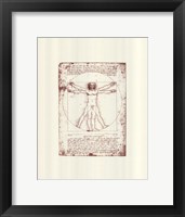 The Vitruvian Man (serigraph and embossed) Serigraph