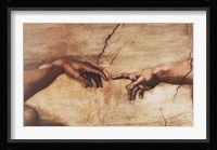 The Creation of Adam (detail) Fine Art Print