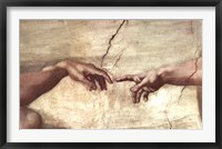 Creation of Adam (hands detail) Fine Art Print