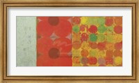 Flowers and Dots #1 Fine Art Print