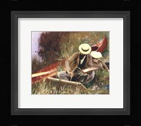 An Out-of-Doors Study (formerly known as Paul Helleu Sketching with His Wife) Fine Art Print