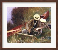 An Out-of-Doors Study (formerly known as Paul Helleu Sketching with His Wife) Fine Art Print