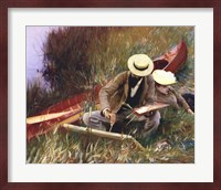 An Out-of-Doors Study (formerly known as Paul Helleu Sketching with His Wife) Fine Art Print
