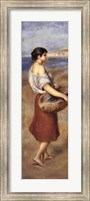 Girl with a Basket of Fish Fine Art Print