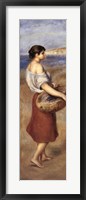 Girl with a Basket of Fish Fine Art Print