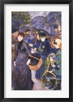 The Umbrellas Framed Print