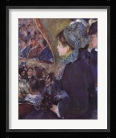 At the Theatre (La Premiere Sortie) Fine Art Print