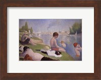 Bathers at Asnieres Fine Art Print