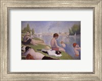 Bathers at Asnieres Fine Art Print