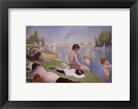 Bathers at Asnieres Fine Art Print