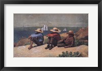 On the Beach, 1875 Fine Art Print