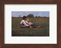 Boys in a Pasture, 1874 Fine Art Print