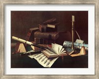 Music and Literature Fine Art Print