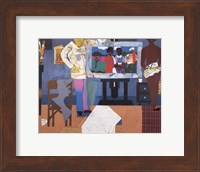 Profile/Part II, The Thirties: Artist with Painting and Model, 1981 Fine Art Print