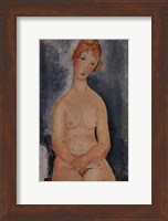 Seated Nude, ca. 1918 Fine Art Print
