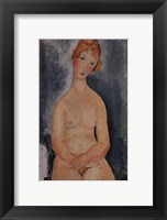 Seated Nude, ca. 1918 Fine Art Print