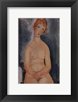 Seated Nude, ca. 1918 Fine Art Print