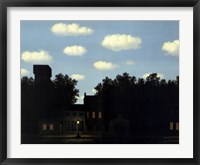The Empire of Light II, 1950 Framed Print