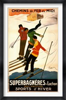 Superbagneres-Luchon, Sports d'Hiver Framed Print