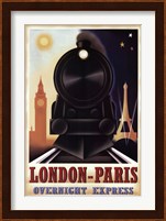 London-Paris Overnight Express Fine Art Print