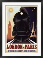 London-Paris Overnight Express Fine Art Print