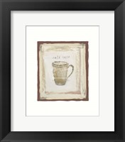 Cafe latte Framed Print