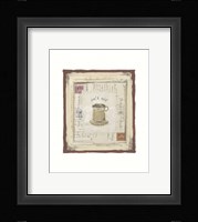 Cafe noir Framed Print