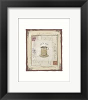 Cafe noir Framed Print