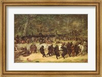 The Bear Dance, c.1870 Fine Art Print